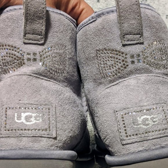 Lavender Ankle Uggs w/ Swarovski Crystals - Picture 1 of 8